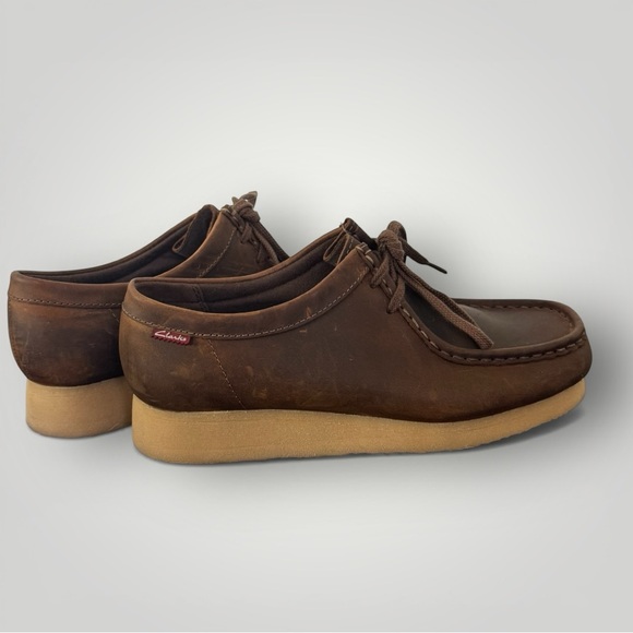 Clarks Padmora Dark Brown Leather Loafer Moccasin (barely worn!) - Picture 2 of 6